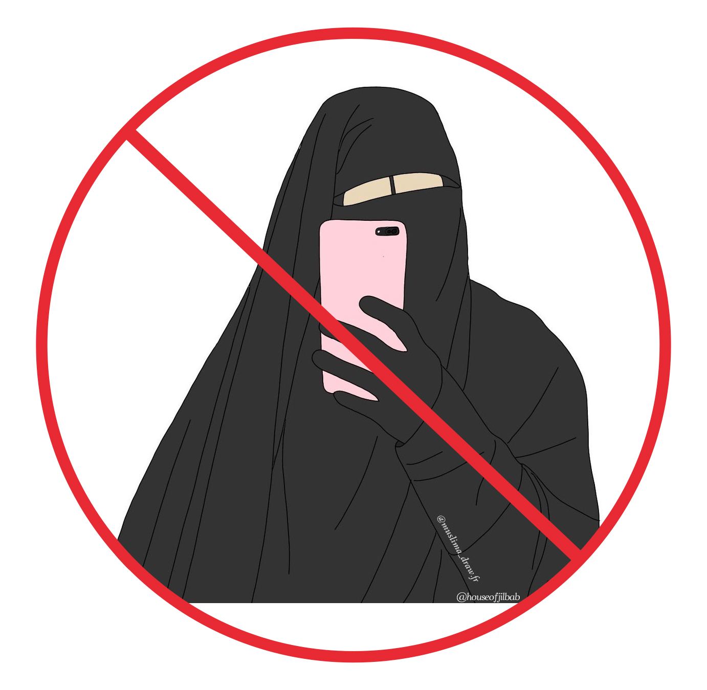 Niqab Selfies – Taking Pictures wearing Niqab